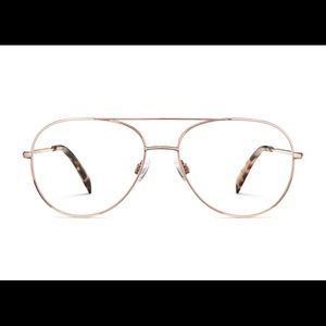 Non Prescription Glasses- York (Rose Gold)